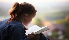 Bible Reading Girl