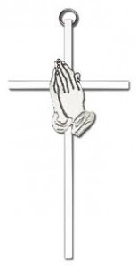 Praying Hands & Cross